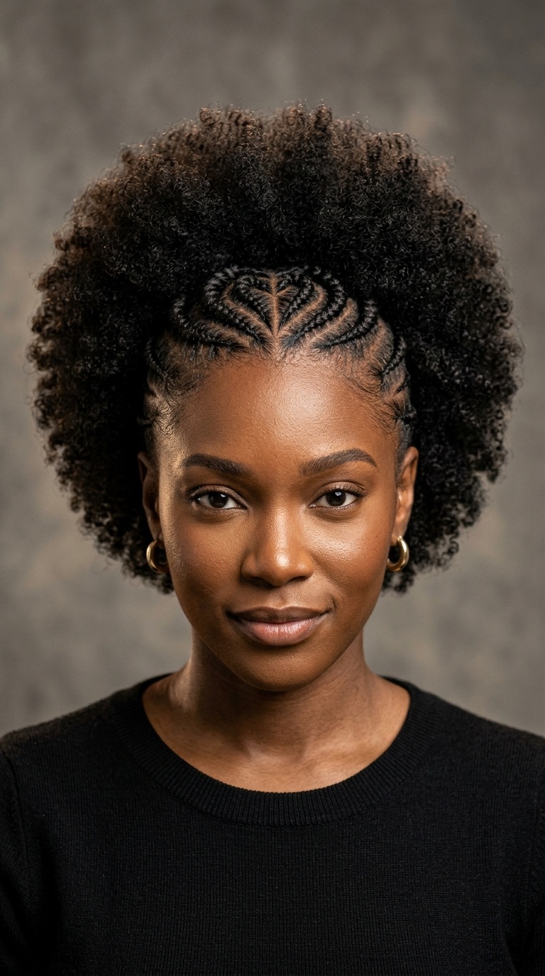 Braided Heart Frohawk