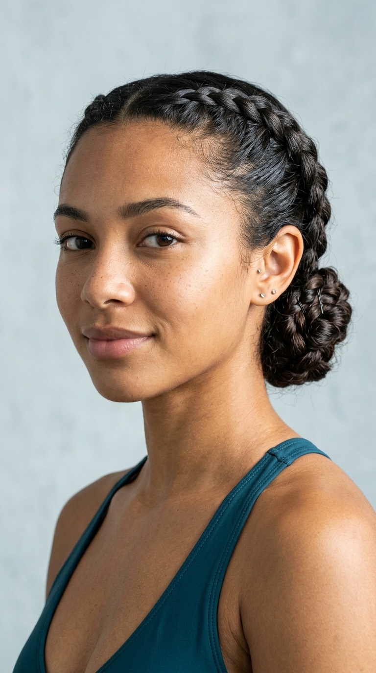 Braided Low Bun