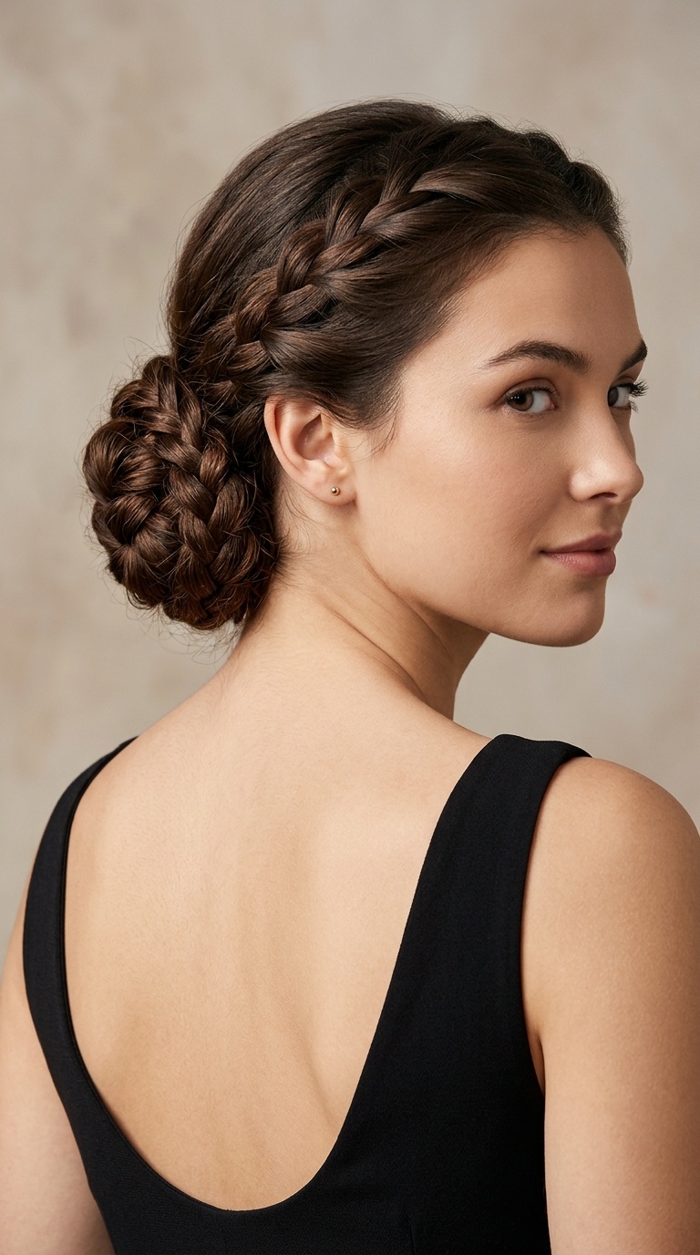 Braided Low Bun