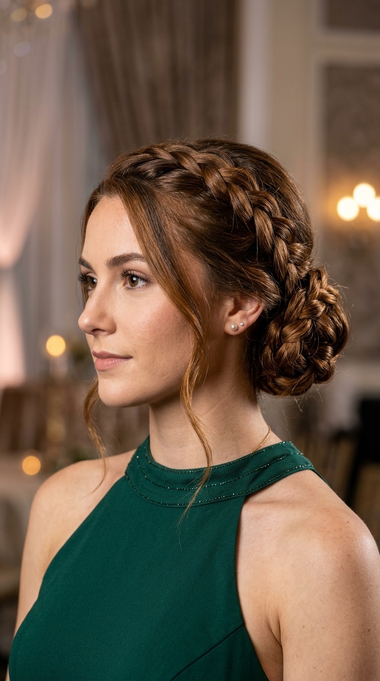Braided Low Bun
