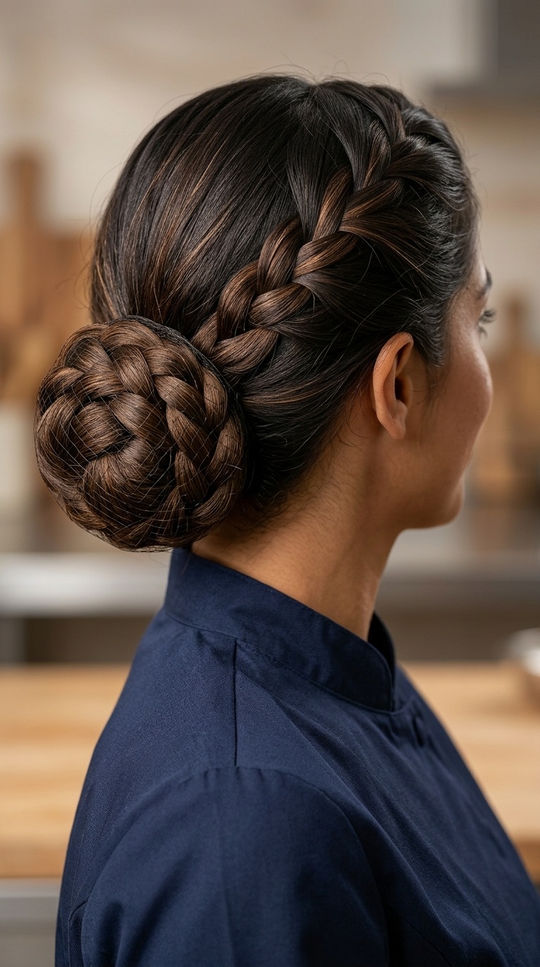 Braided Low Bun