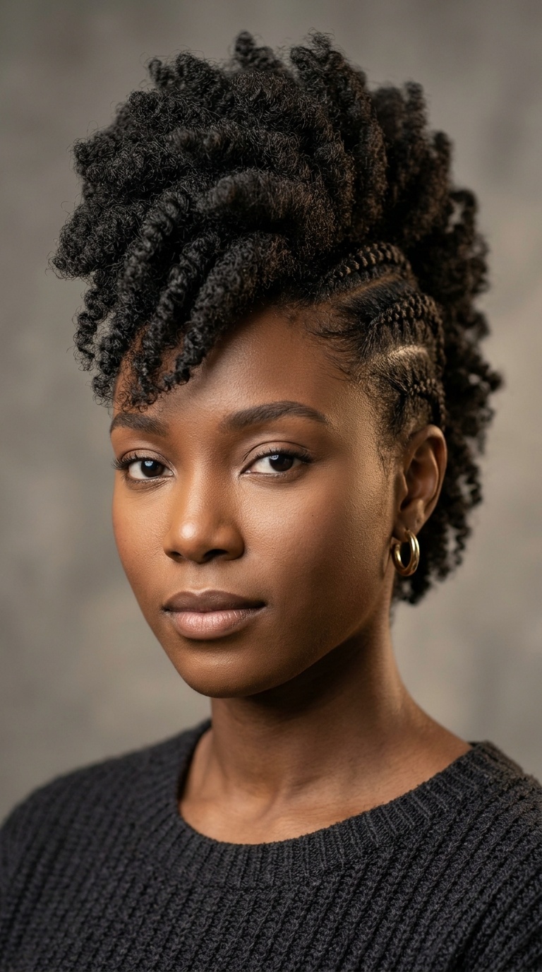 Braided Mohawk (Frohawk)