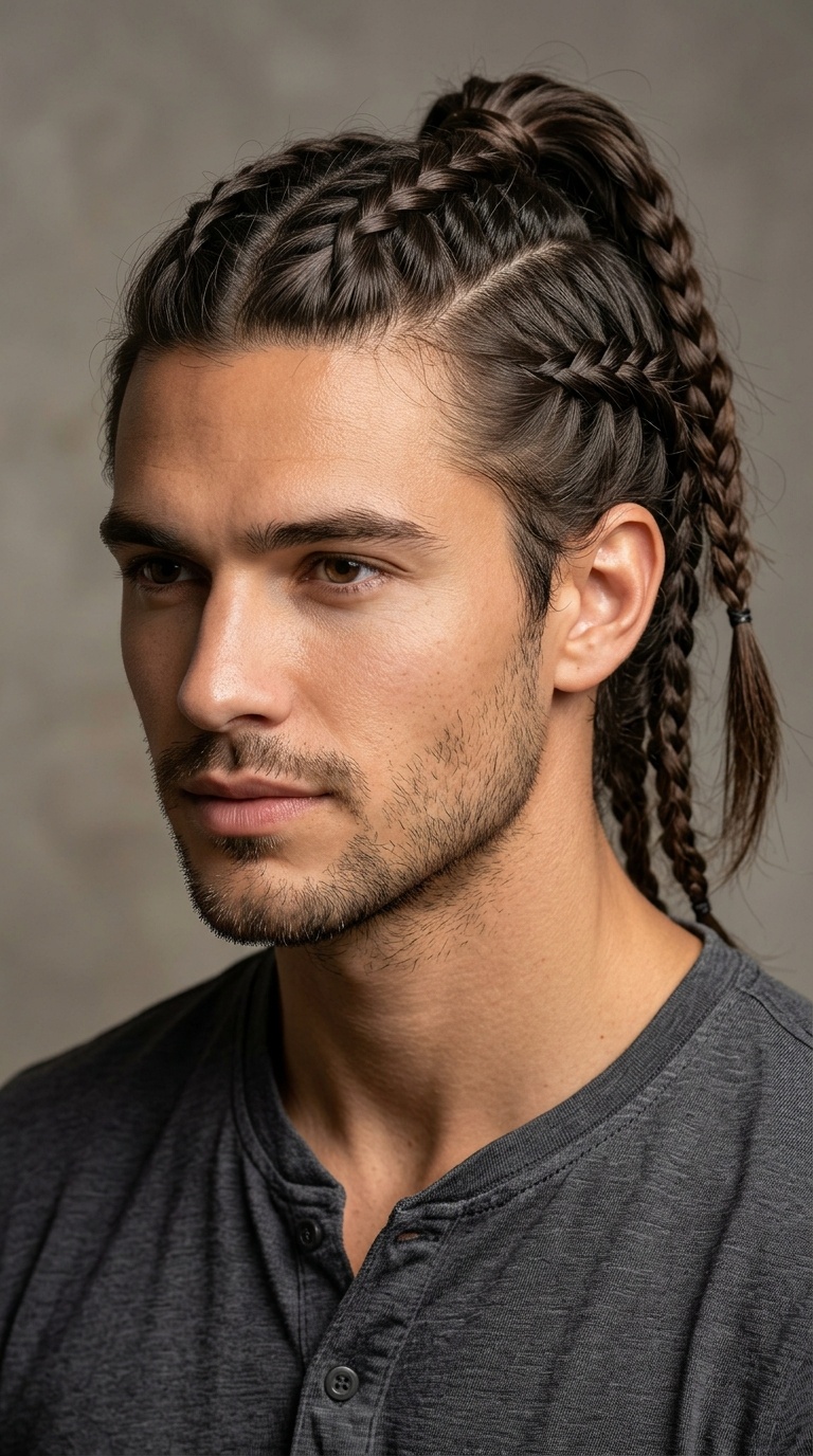 Braided Ponytail Hybrid