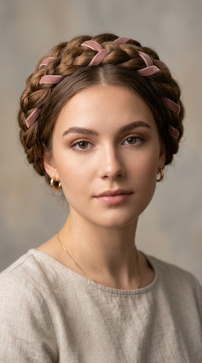 Braided Ribbon Crown