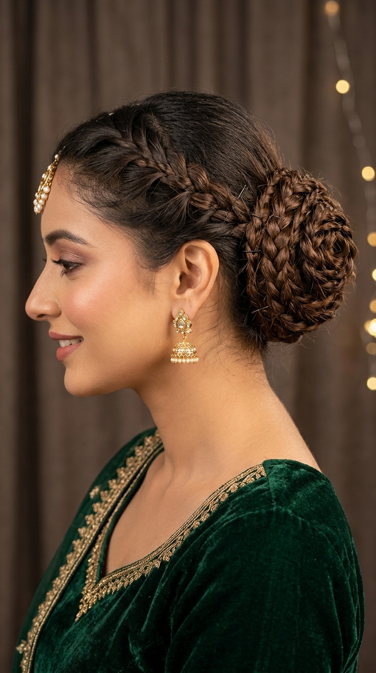 Braided Rose Bun