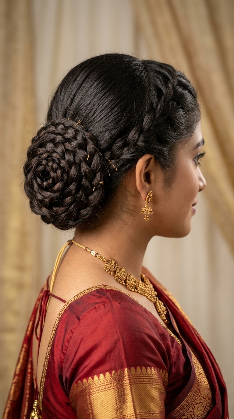 Braided Rose Bun