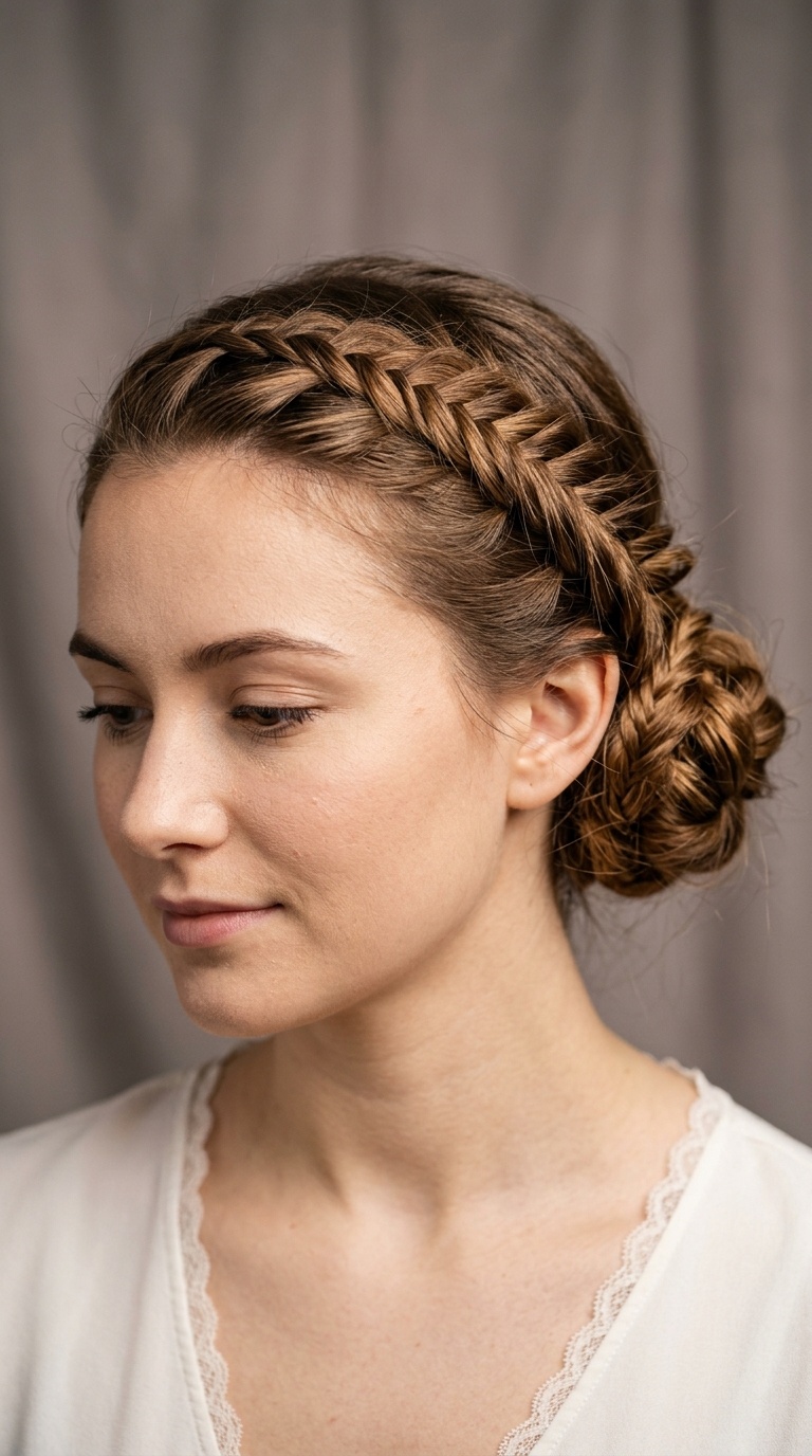 Braided Side Bun
