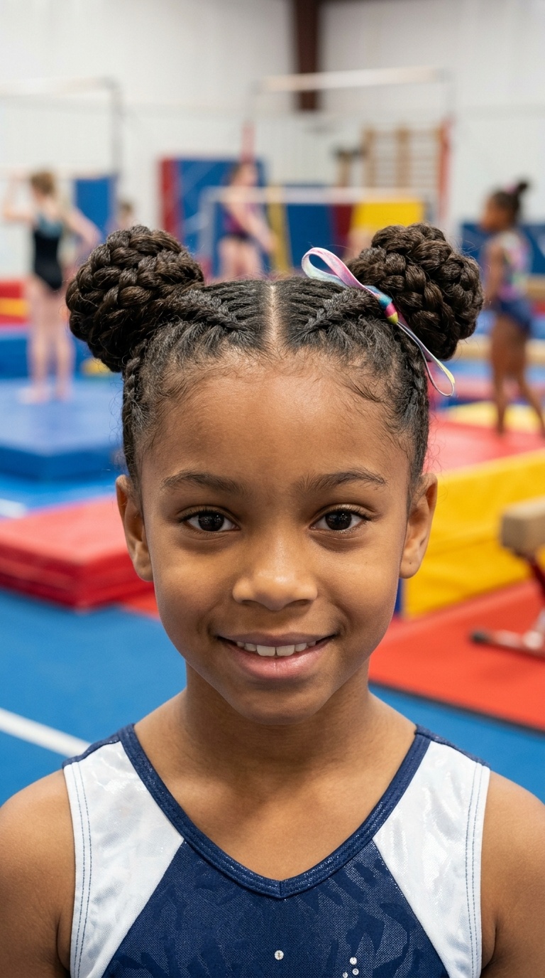 Braided Space Buns