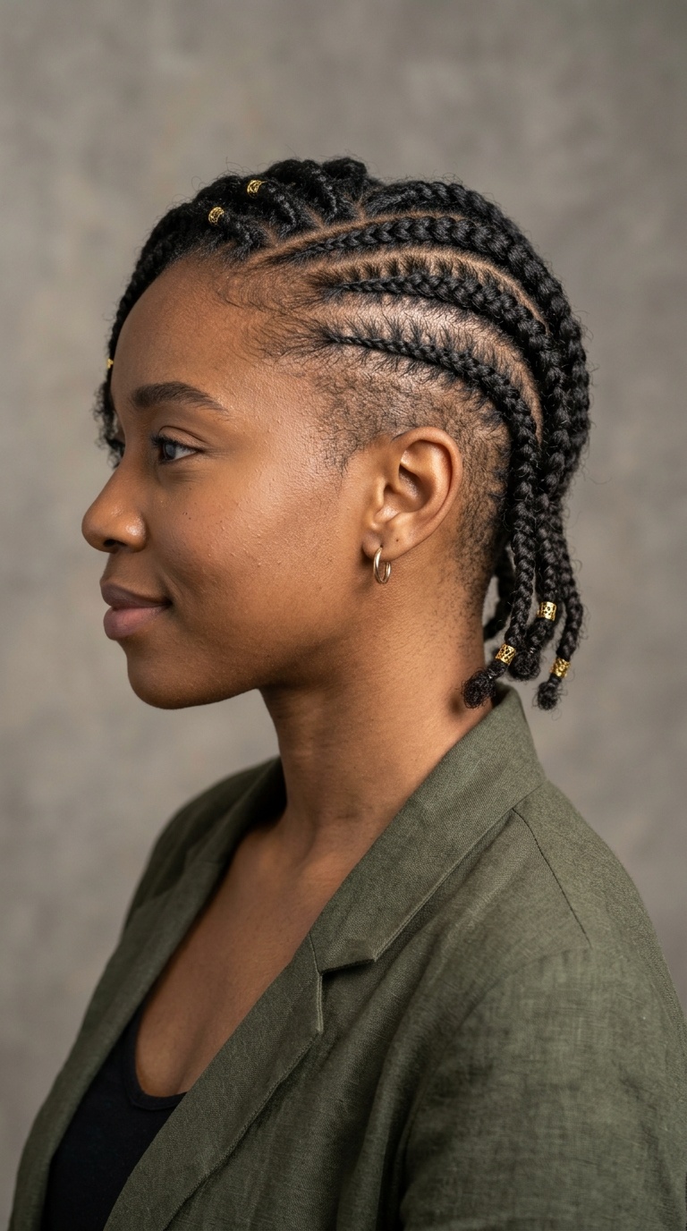 Braided Undercut Detail