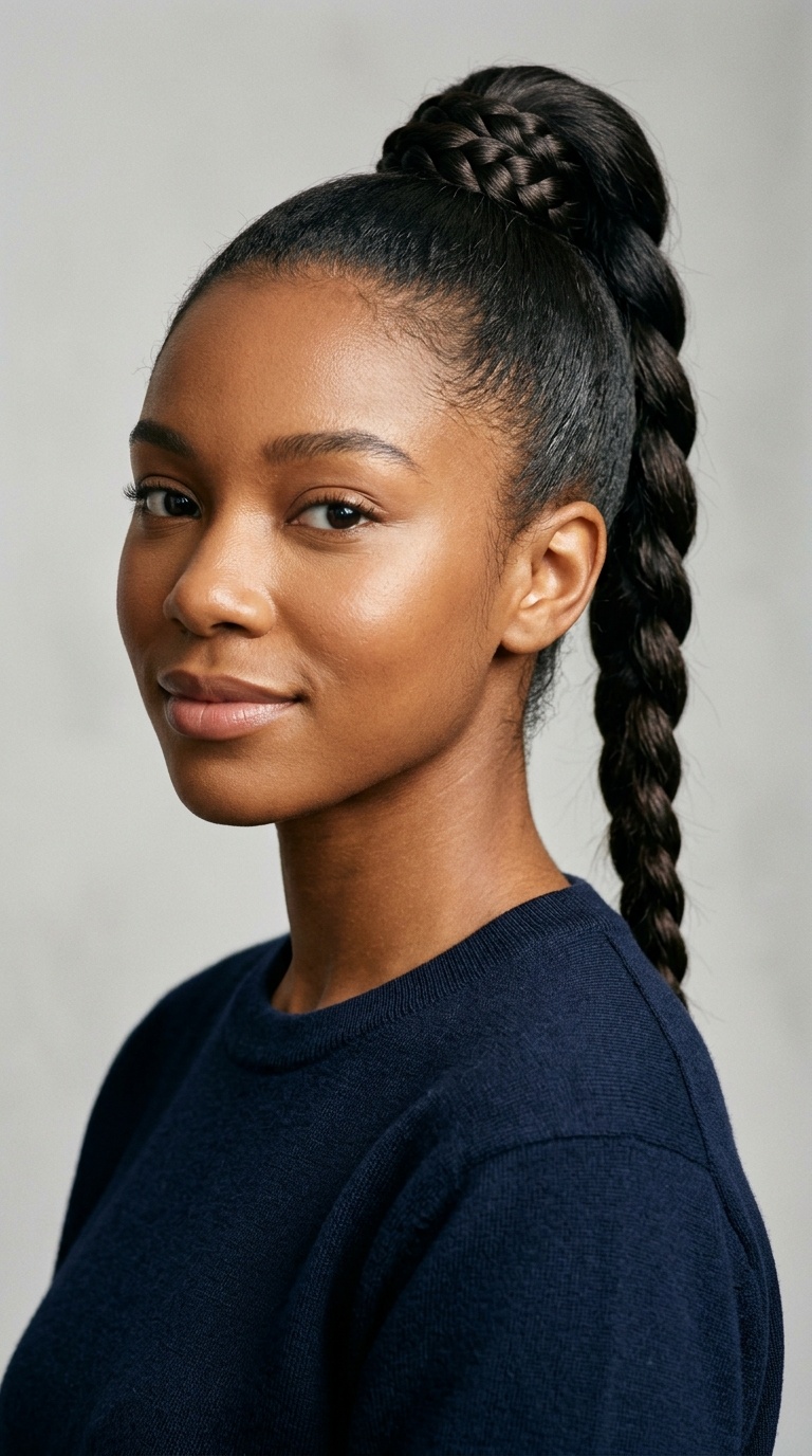 Braided Wrap Ponytail
