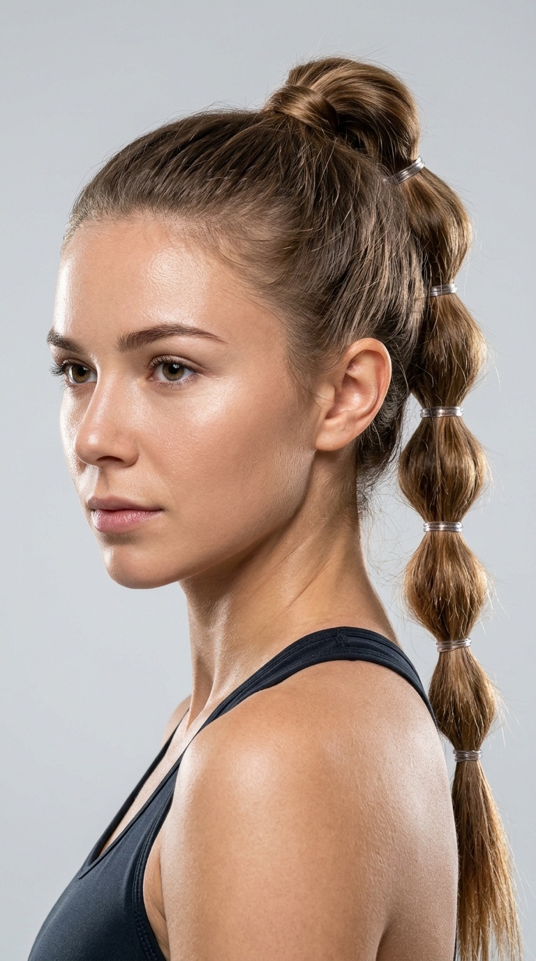 Bubble Braid Ponytail
