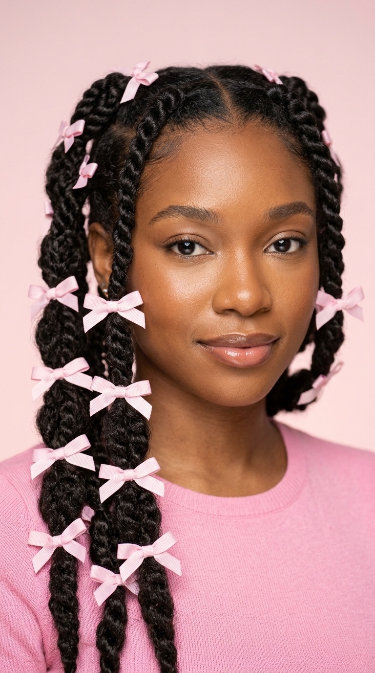 Bubble Braid Twists with Bow Intervals