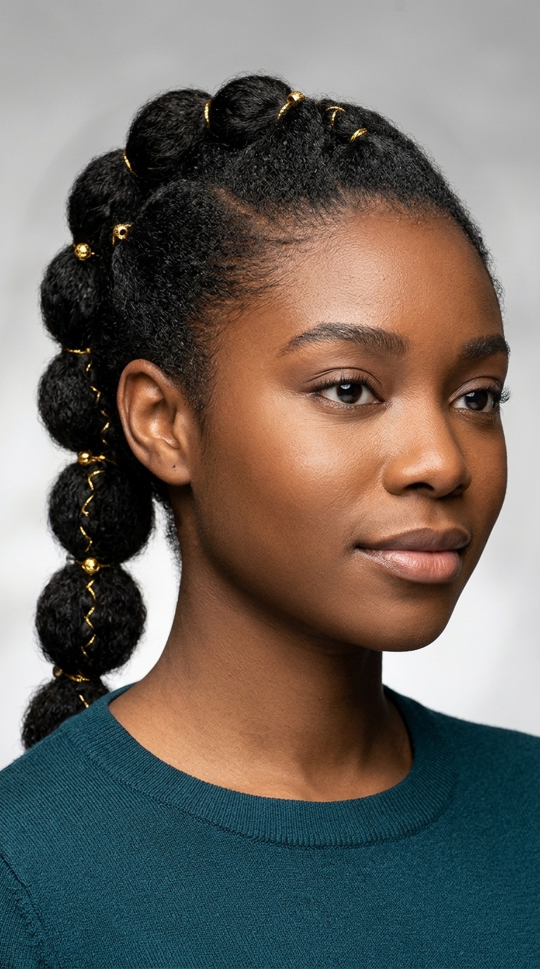 Bubble Braid with Accents