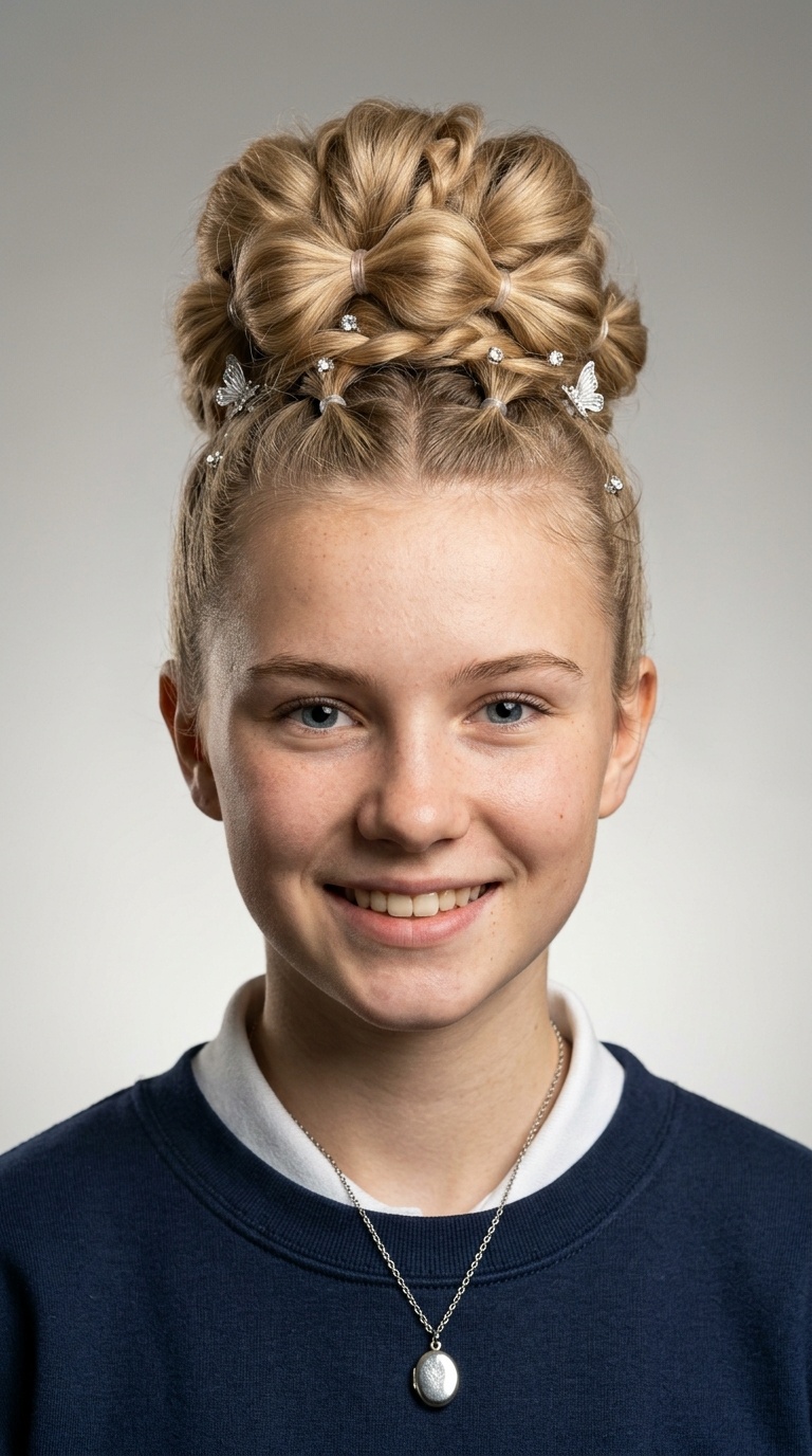 Bubble Braided Bun