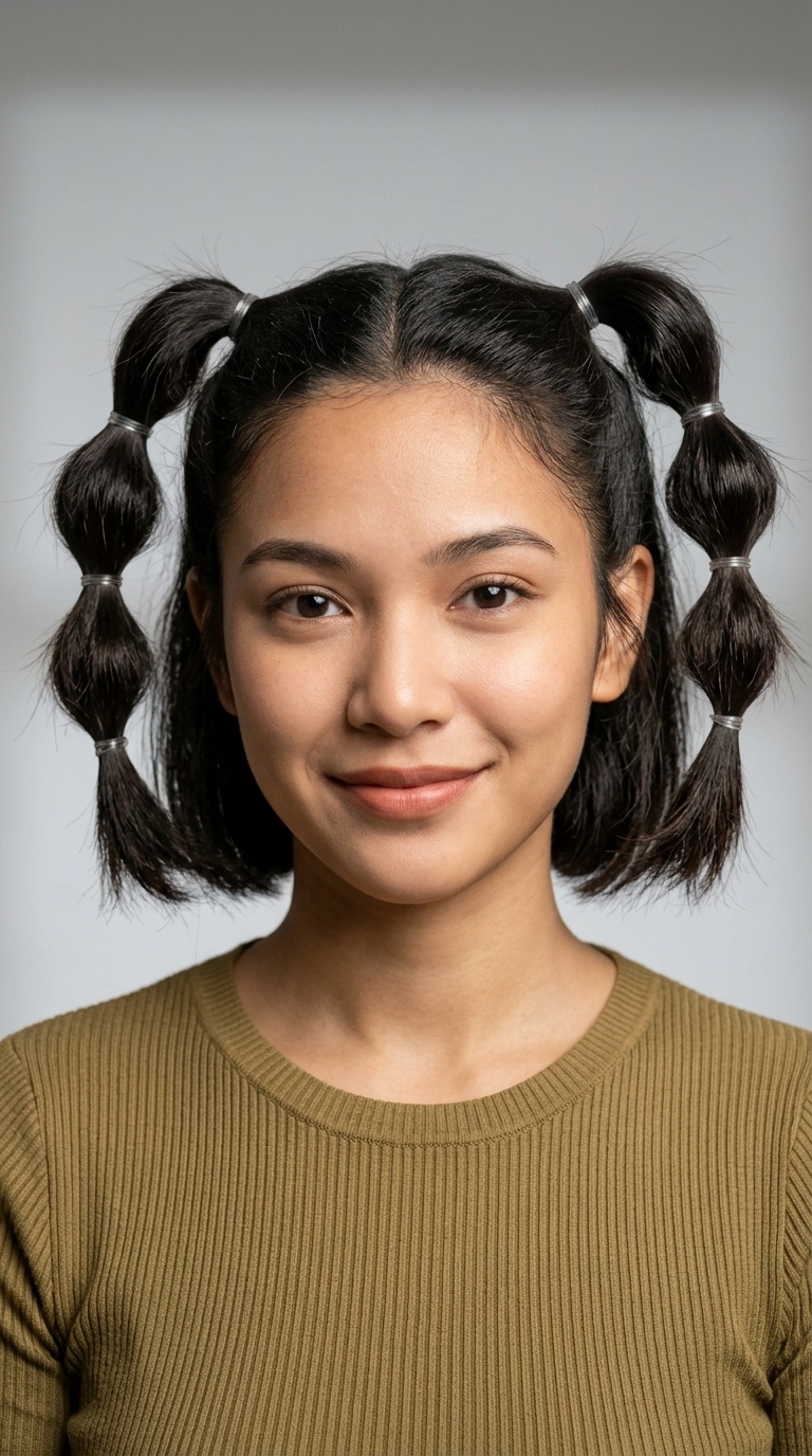 Bubble Pigtails