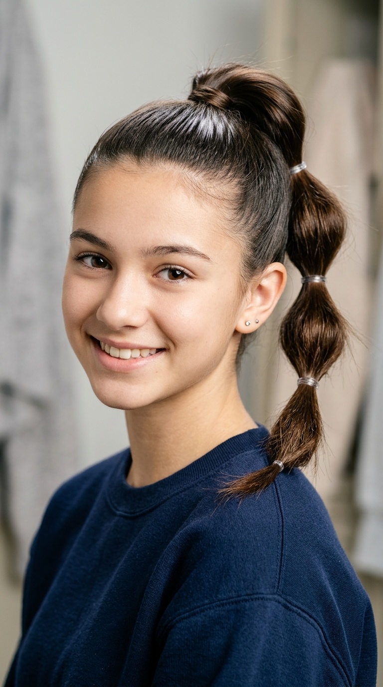 Bubble Ponytail Updo