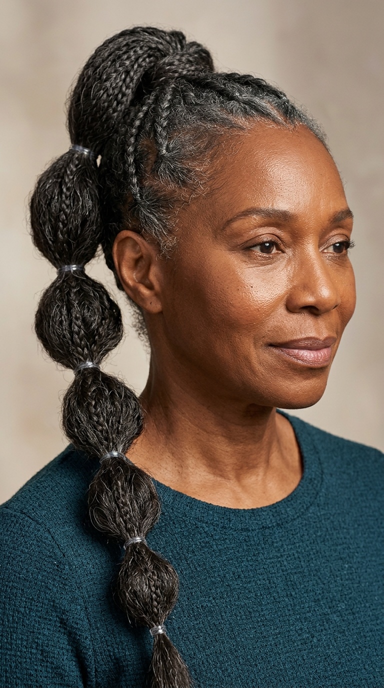 Bubble Ponytail Variation