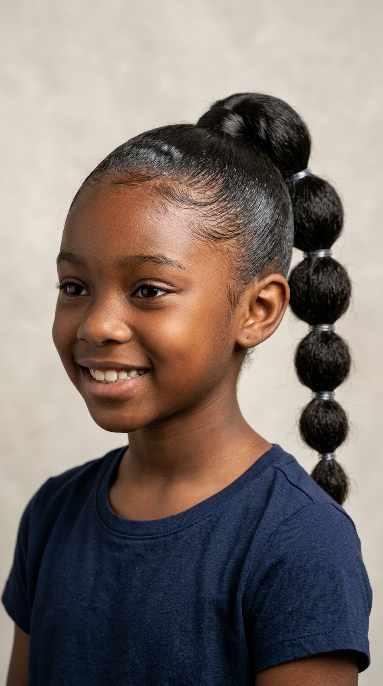 Bubble Ponytail with Gel Base
