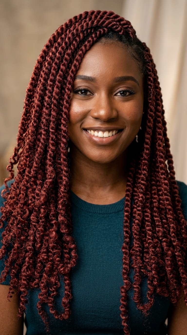 Burgundy Passion Twists