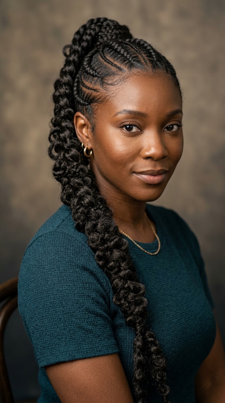 Butterfly Braid Ponytail