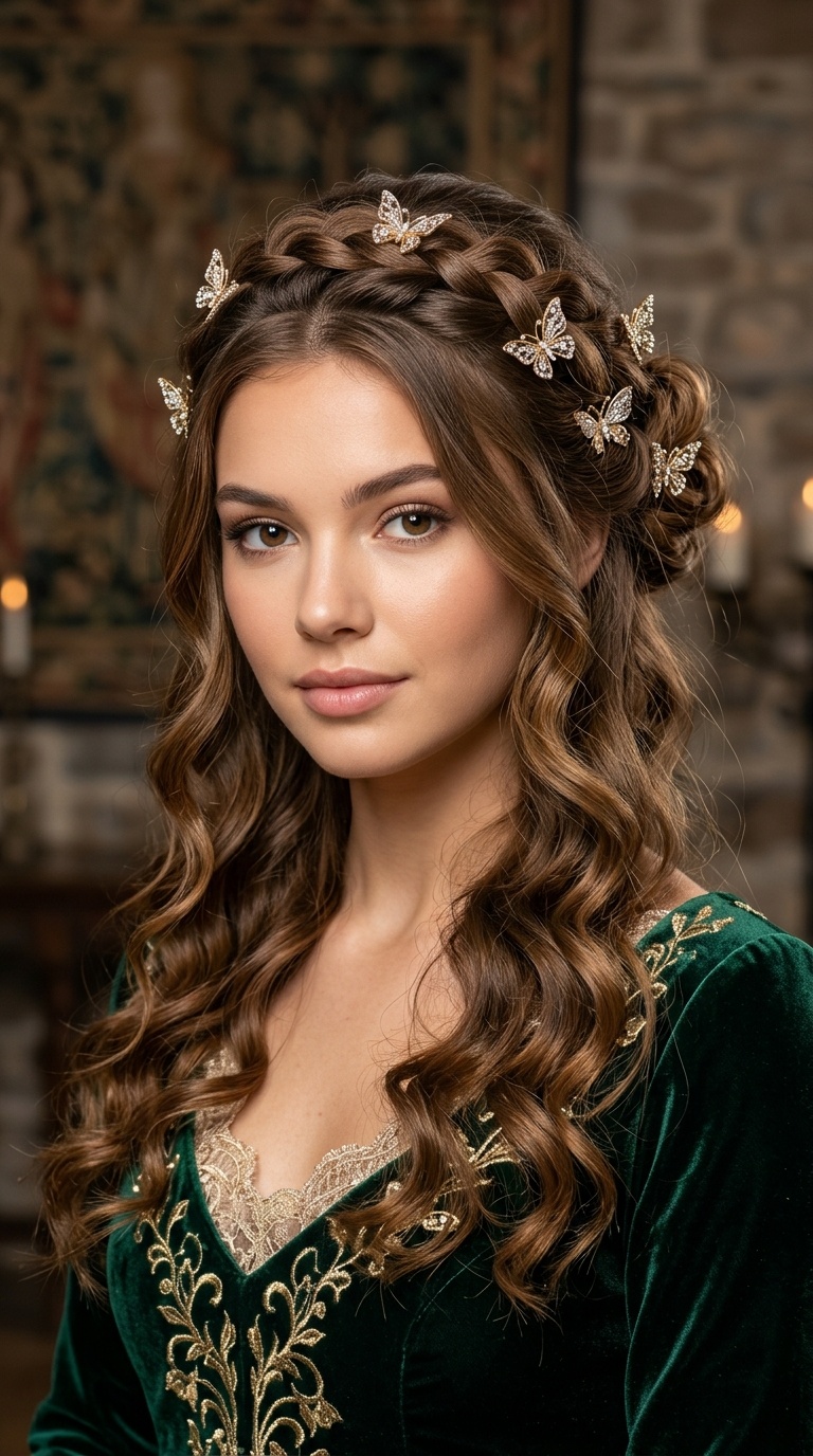 Butterfly Clip Renaissance Style