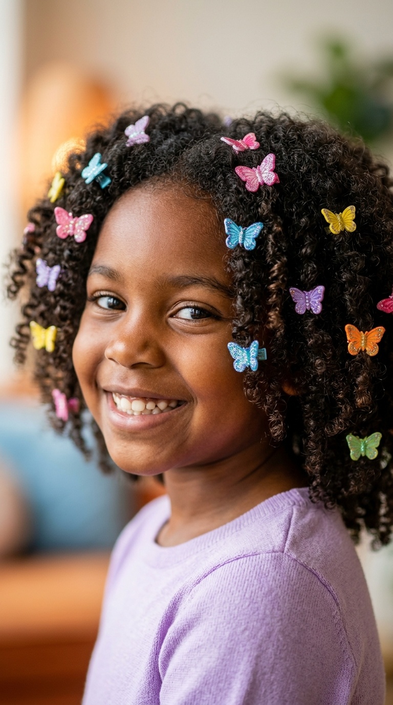 Butterfly Clip Scattered Style