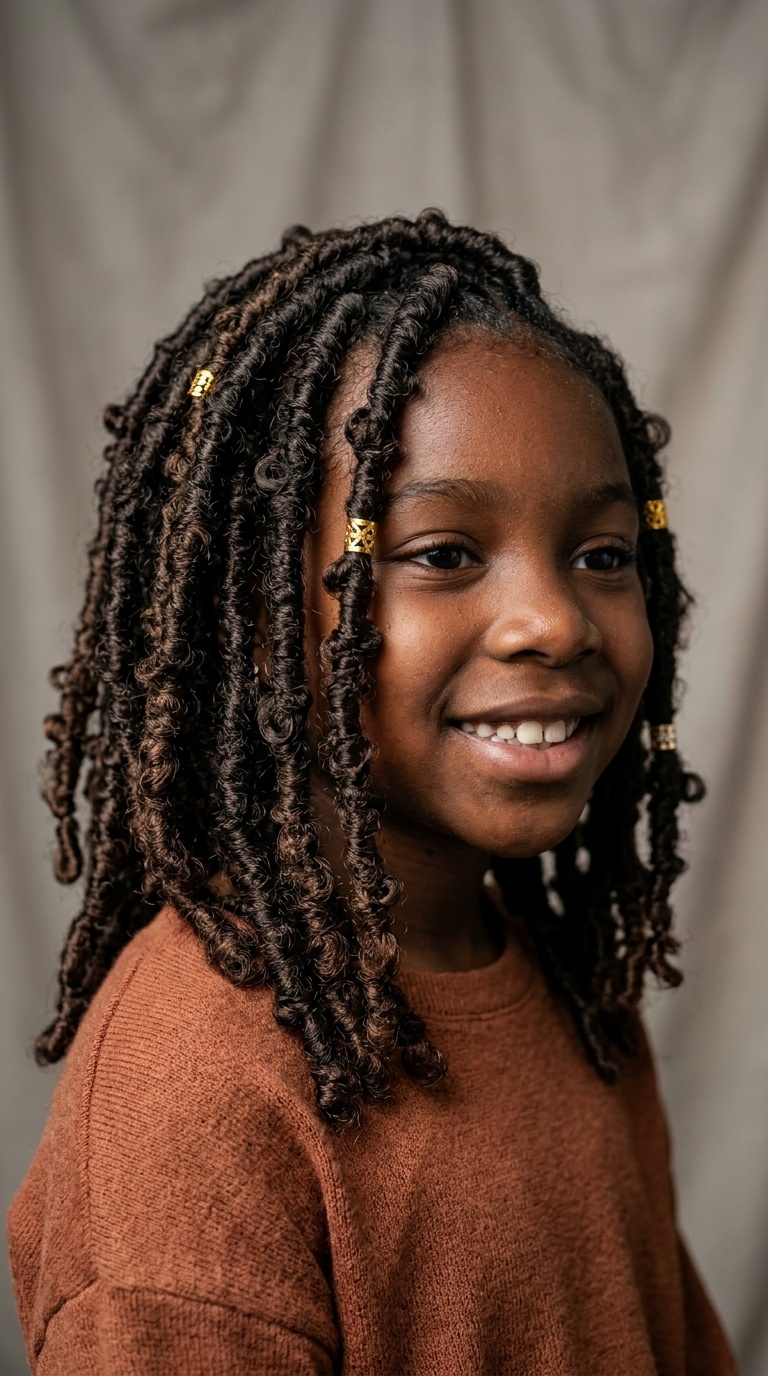 Butterfly Locs for Kids