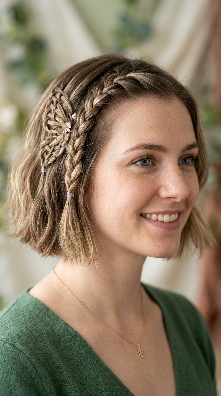 Butterfly Wing Side-Braids