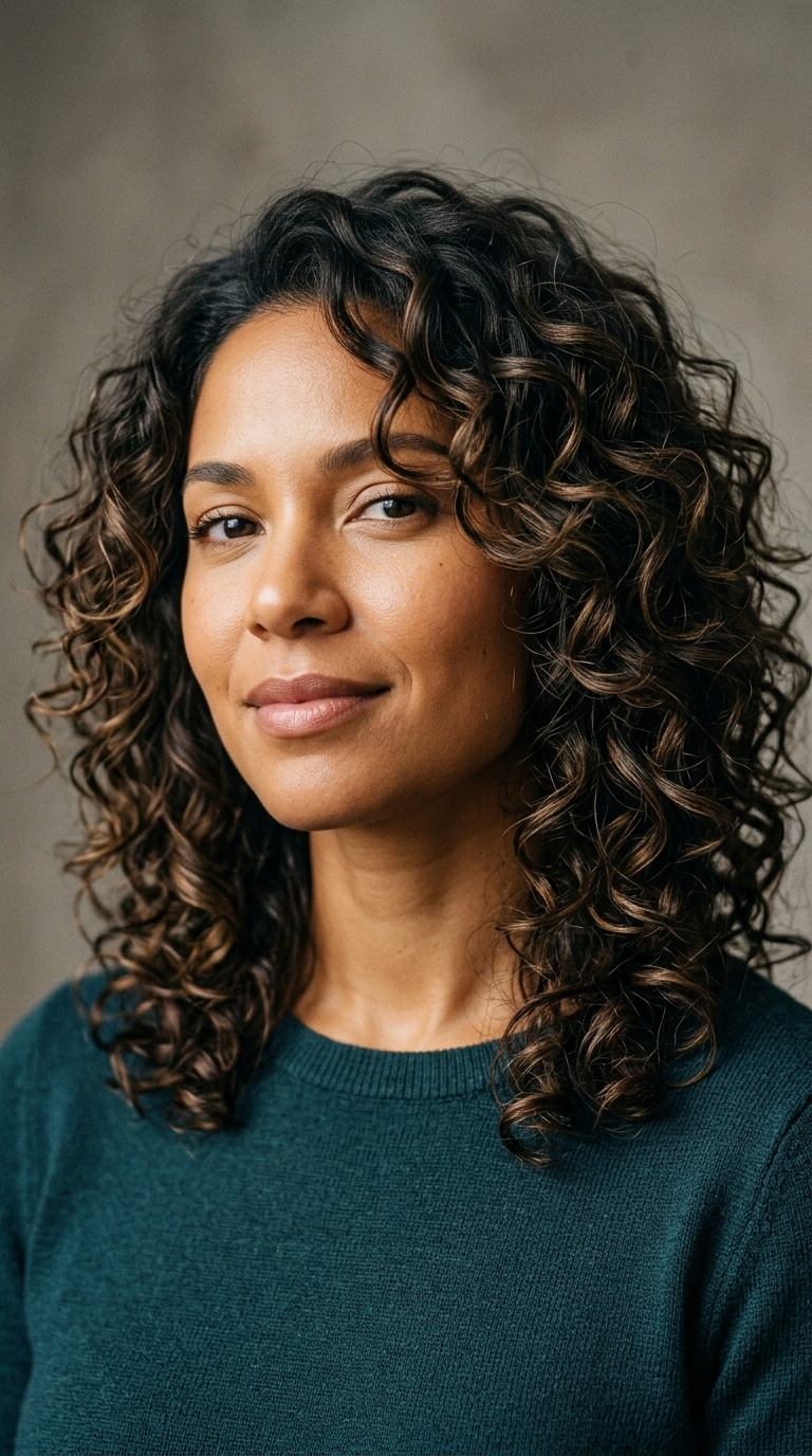 Cascading Curls with Soft Angles