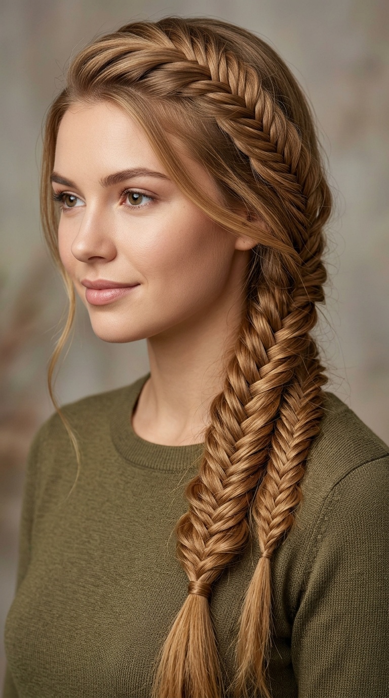Cascading Fishtail Braid