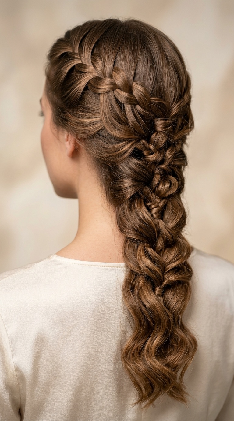Cascading Waterfall Braid