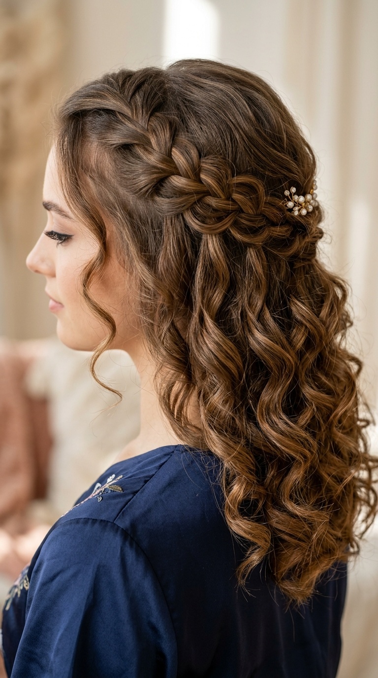 Cascading Waterfall Braids
