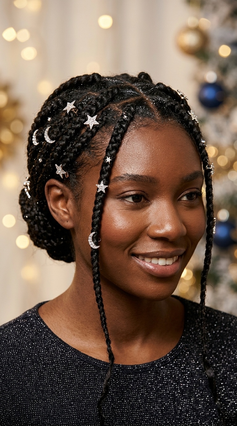 Celestial Star Clip Braids