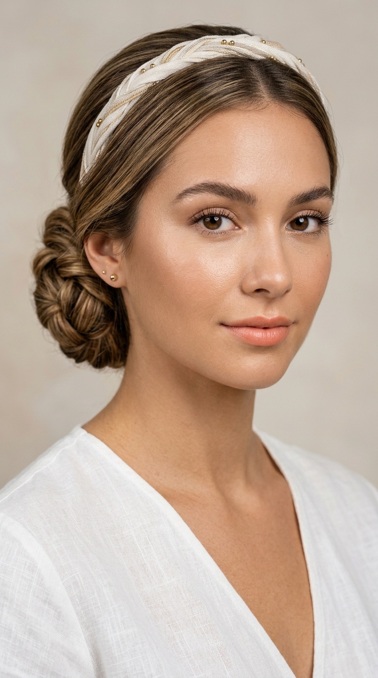 Chignon with Headband