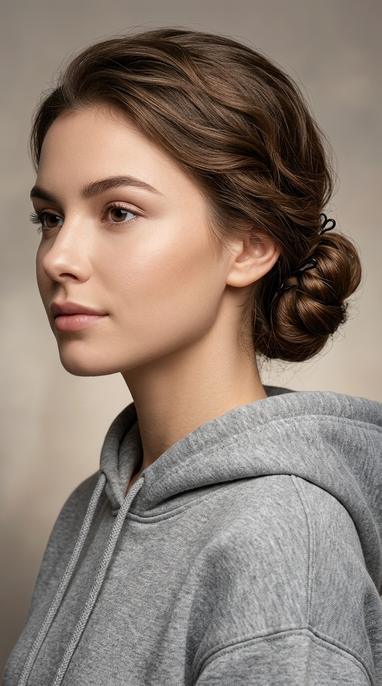 Chignon with Spin Pins
