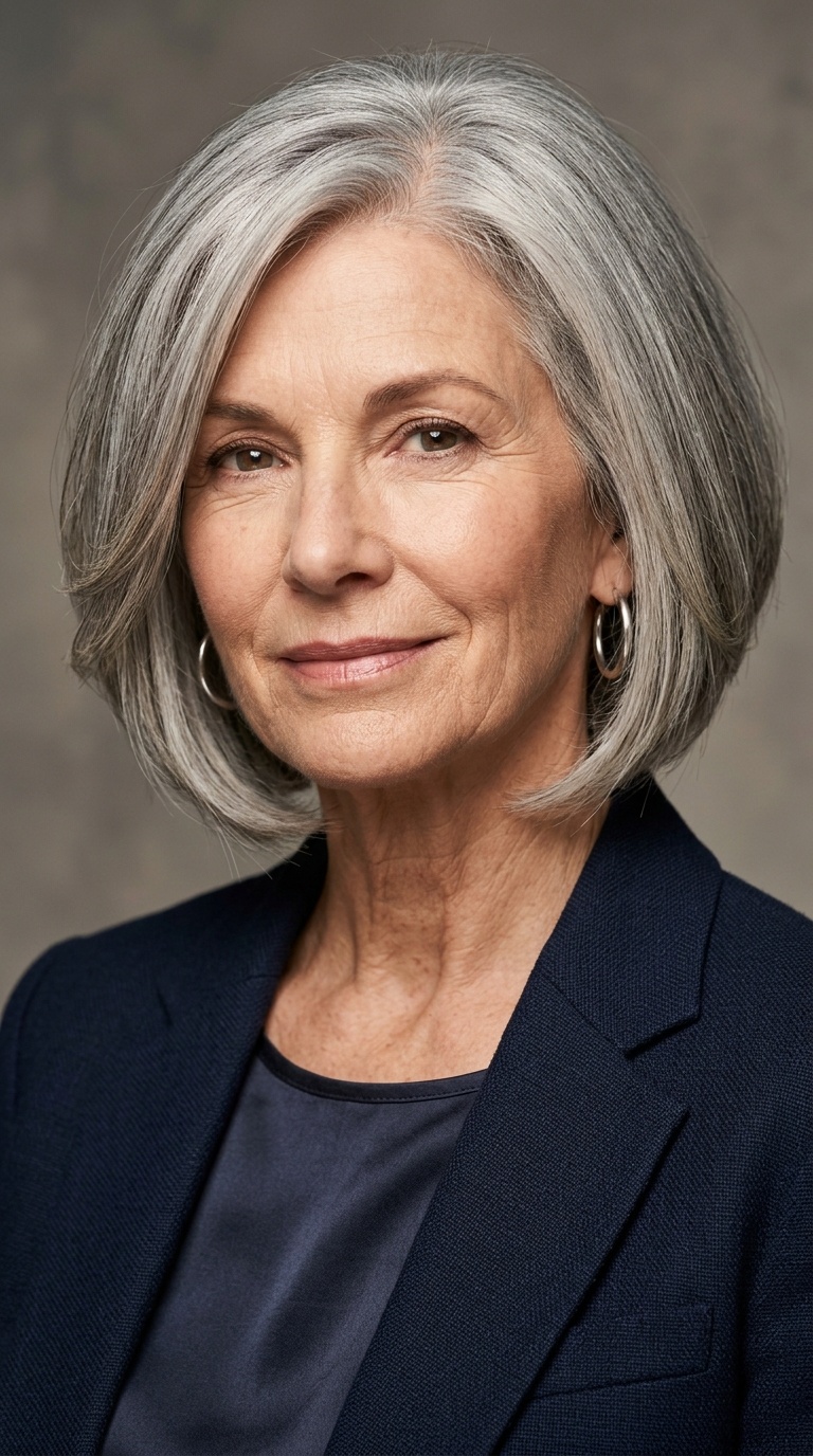 Chin-Length Inverted Bob