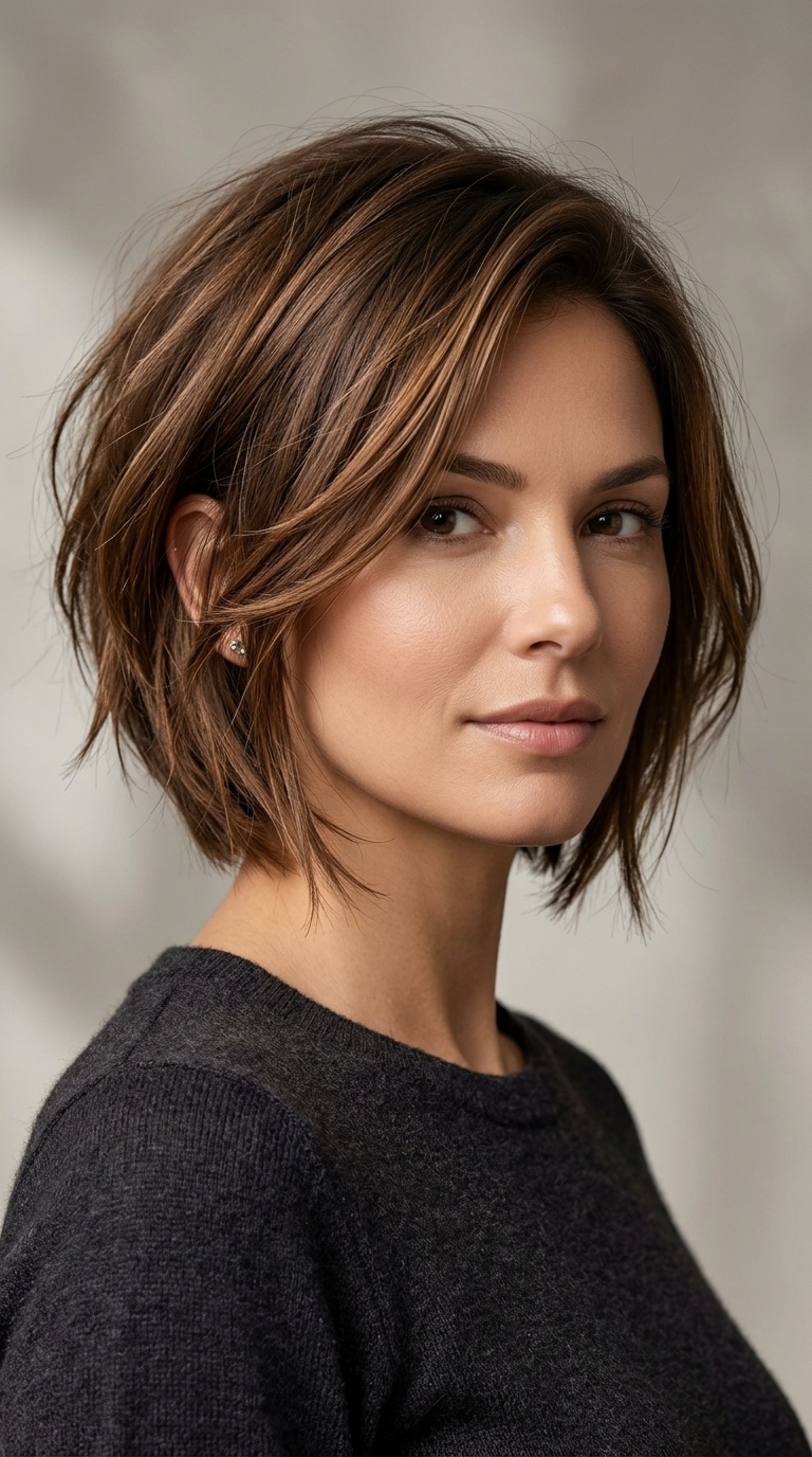 Choppy A-Line Bob