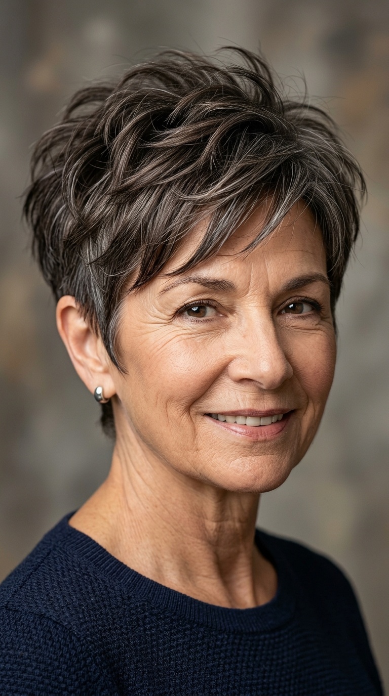 Choppy Crown Pixie