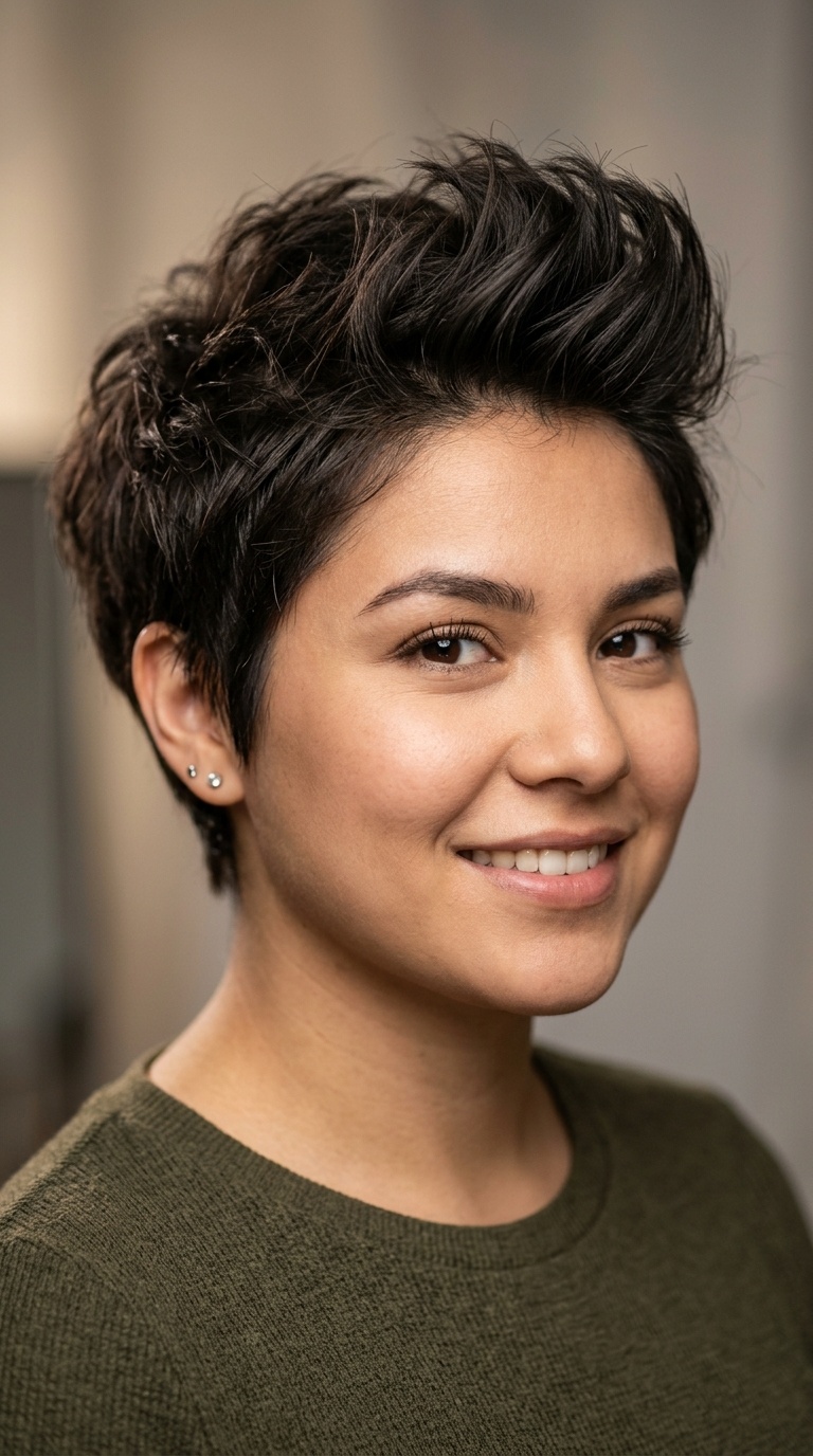 Choppy Pixie with Lifted Roots