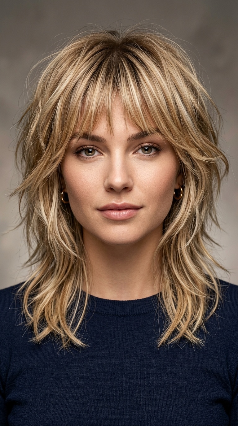 Choppy Shag with Fringe