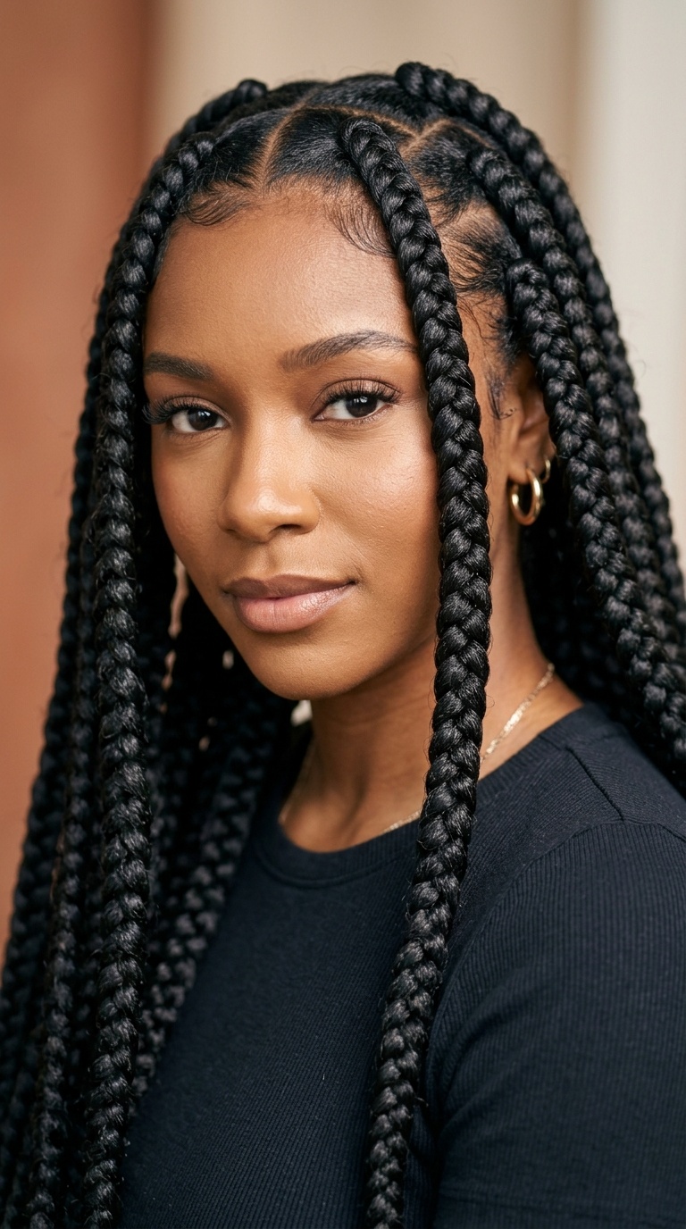 Chunky Jumbo Box Braids