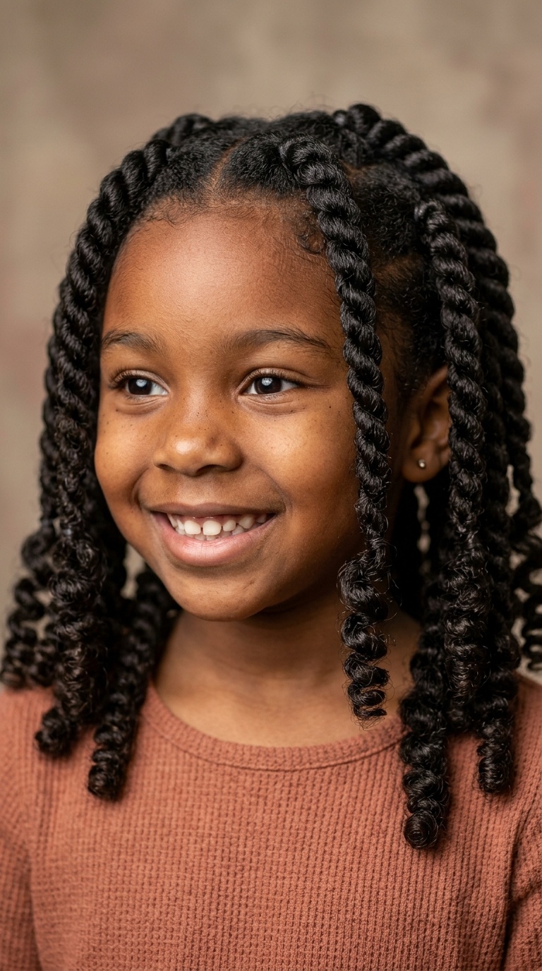 Chunky Twists with Curly Ends