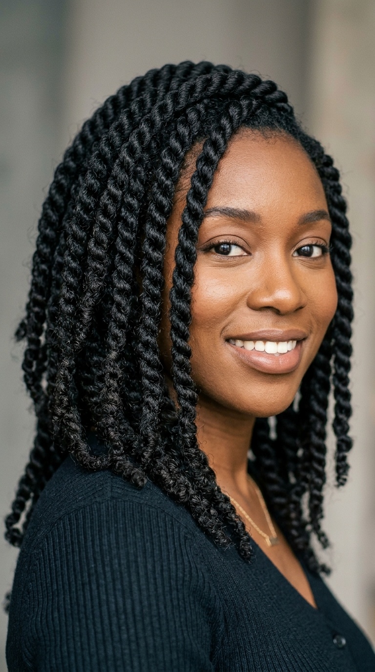 Chunky Two-Strand Twists