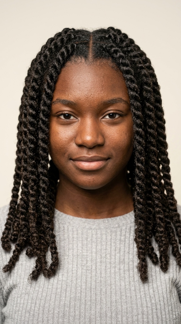 Chunky Two-Strand Twists