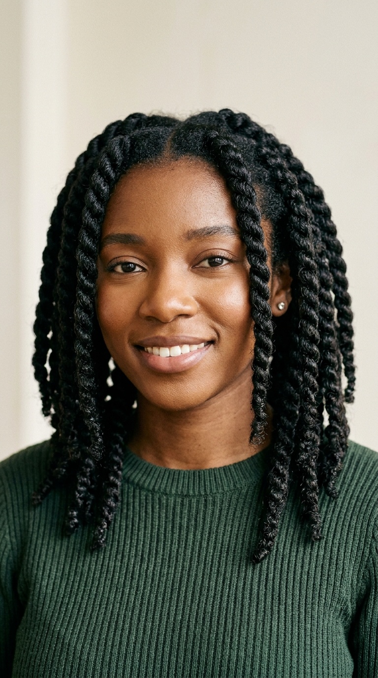 Chunky Two-Strand Twists