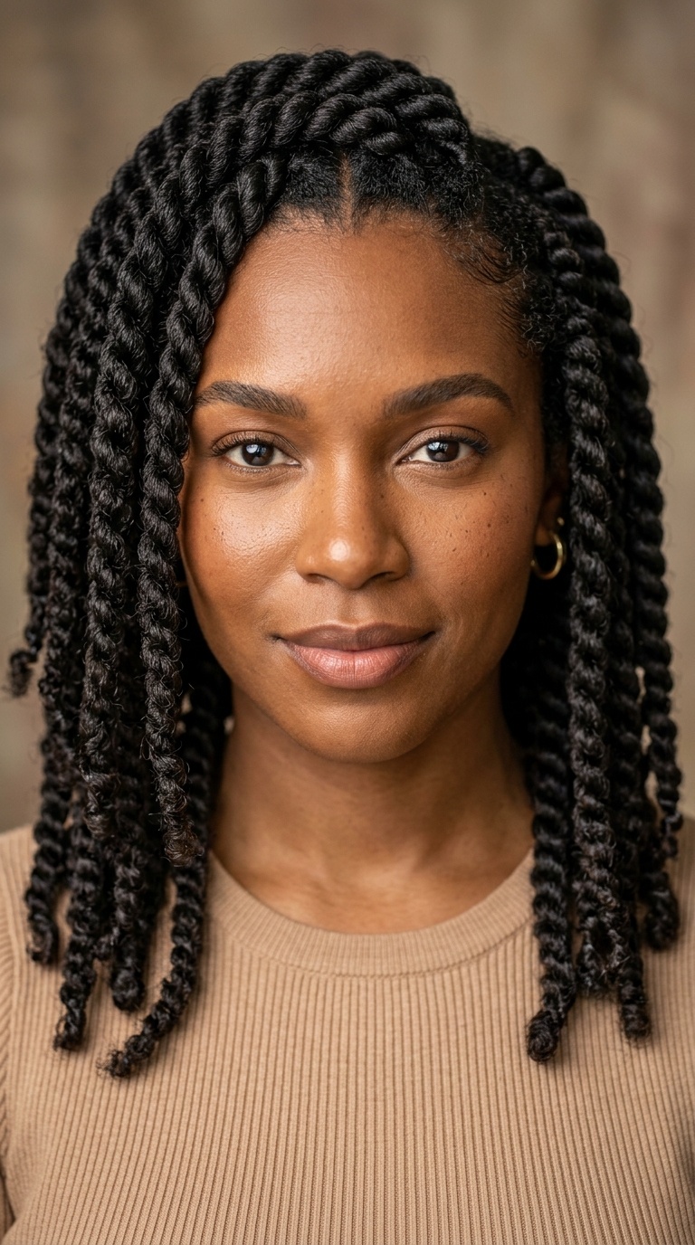 Chunky Two-Strand Twists