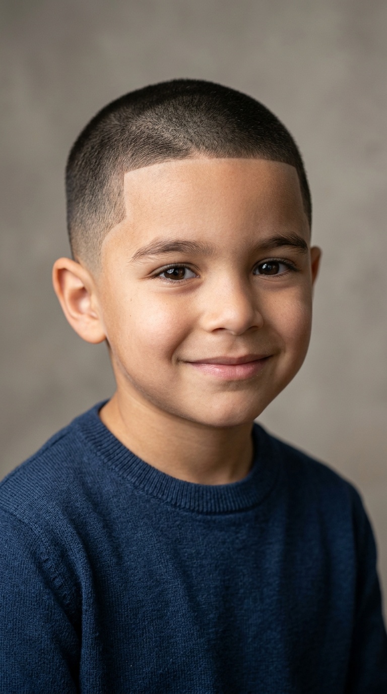 Classic Buzz Cut with Line-Up