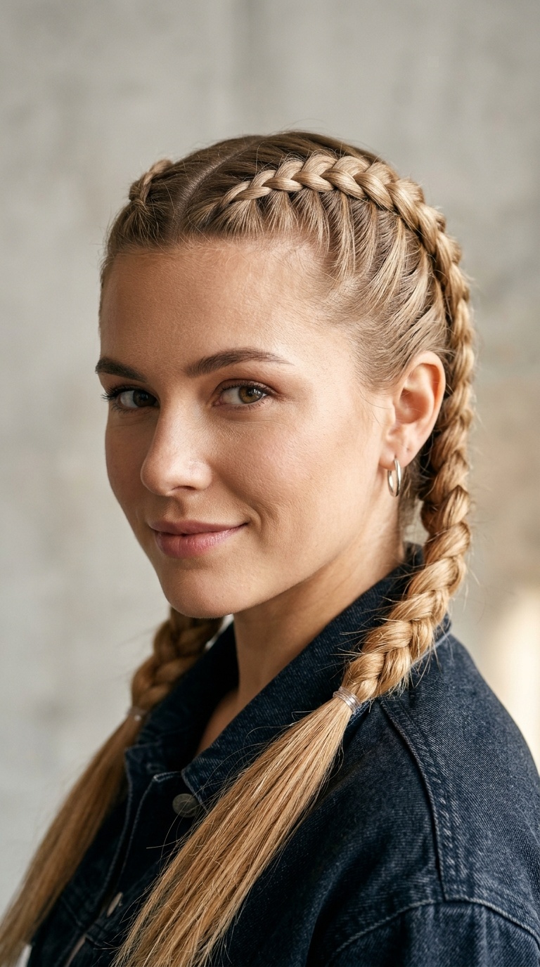 Classic Dutch Braids