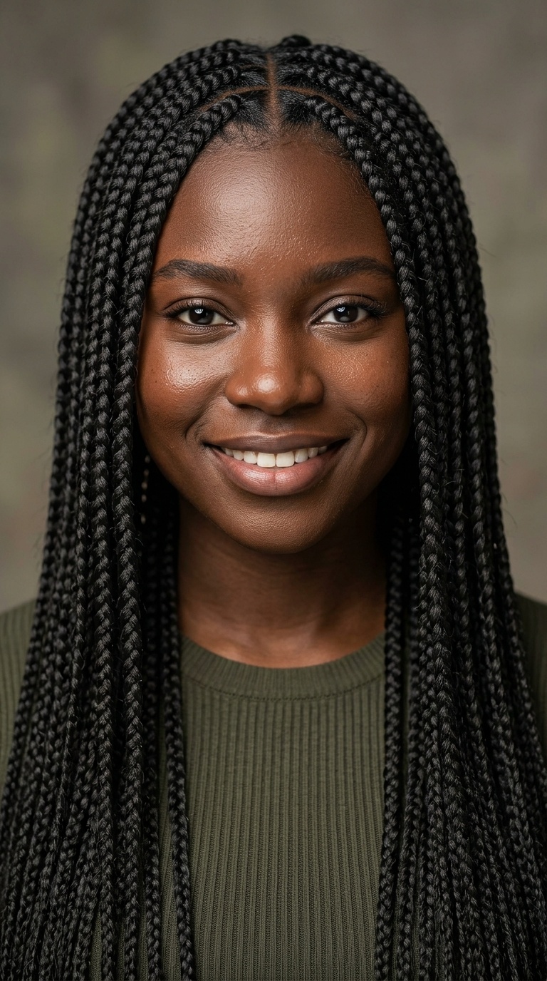 Classic Extra-Long Box Braids