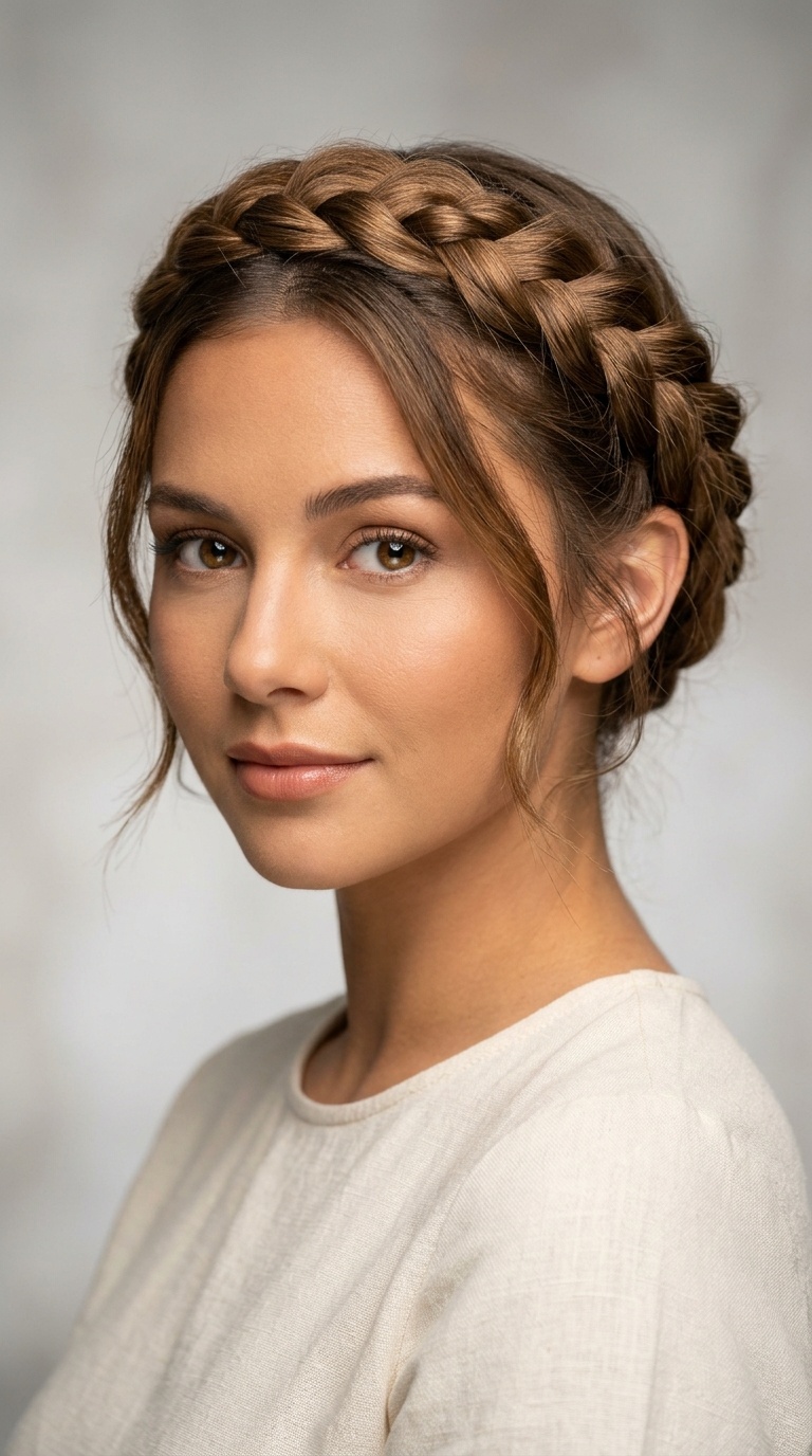 Classic French Braid Crown